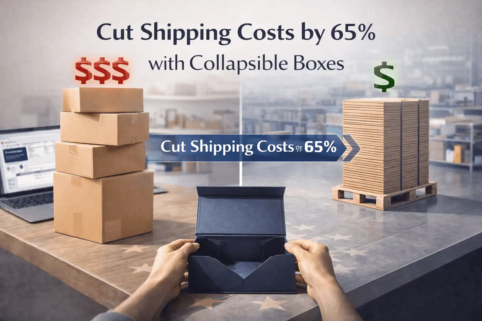 How US E-commerce Brands Use Collapsible Rigid Boxes to Cut Shipping?